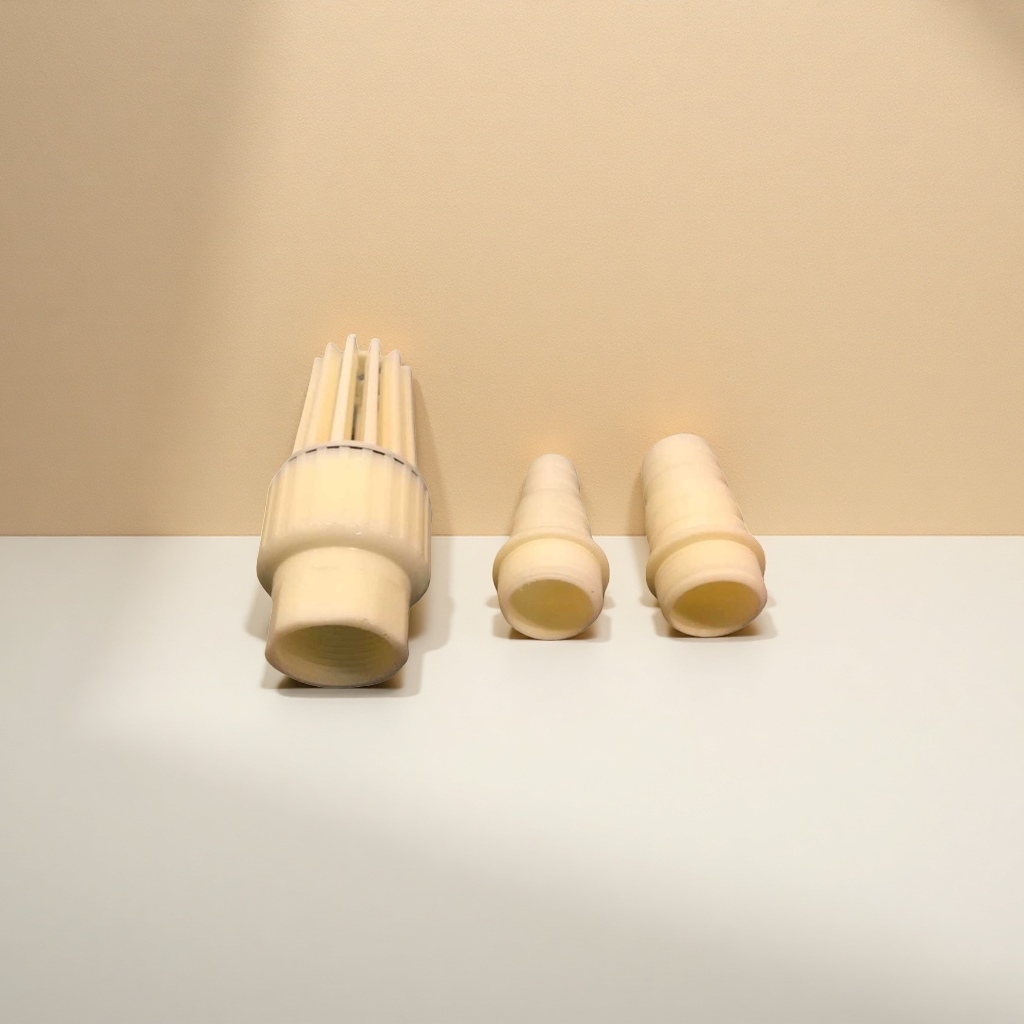 Off-white plastic pipe fitting combination set, made of PVC material, corrosion-resistant and universal Application Scenario