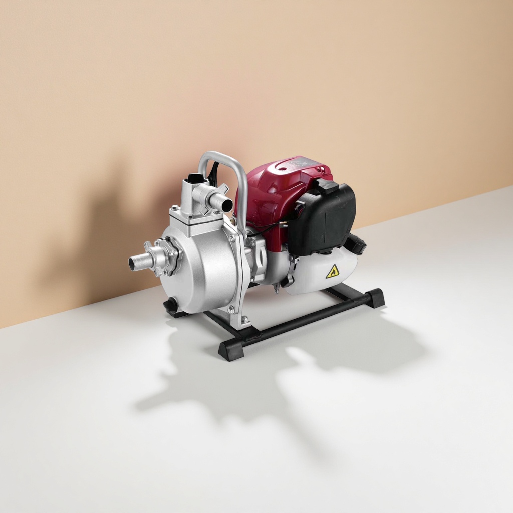 Red engine, silver pump body, household pressurized self-priming water pump, silent and energy-saving Specification image