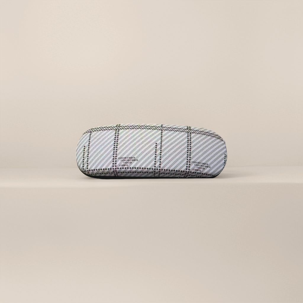 Striped design glasses case, portable soft shell scratch-resistant protective glasses case Specification image