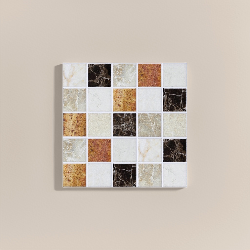 Bathroom wall decoration, tile stickers, kitchen self-adhesive wall stickers, waterproof and oil-proof mosaics, waistline stickers, decorative tile stickers details Picture