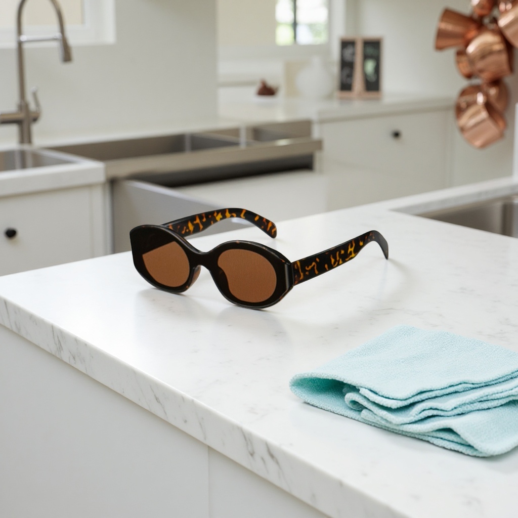 Tortoiseshell patterned fashionable sunglasses with UV protection and polarized light, suitable for both men and women
