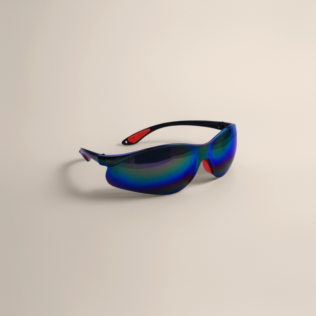 Color goggles, anti-fog and scratch-resistant high-definition protective glasses, men's and women's universal sports safety glasses Specification image