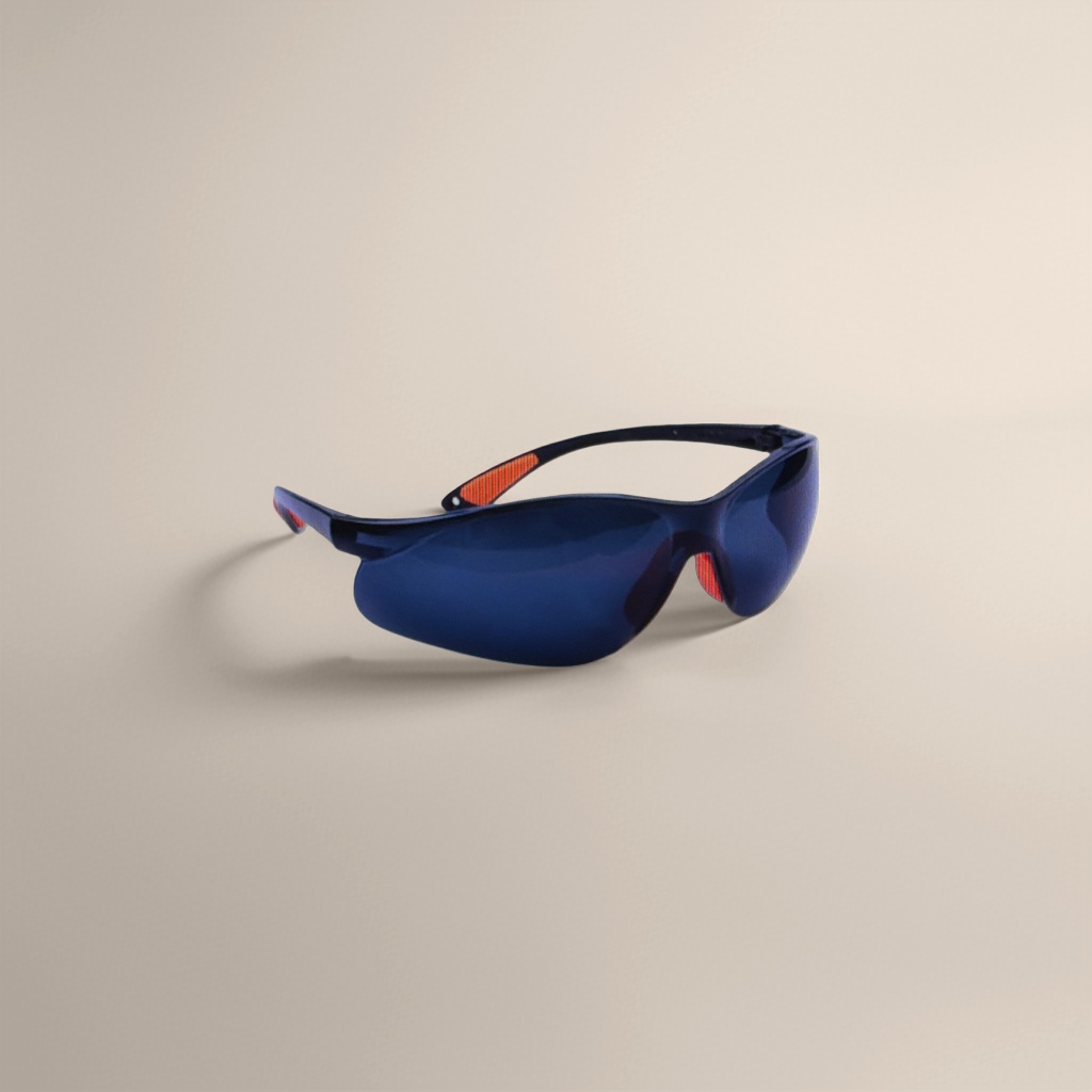 Black frame, orange detail goggles, blue light protection, high-definition and comfortable to wear Specification image
