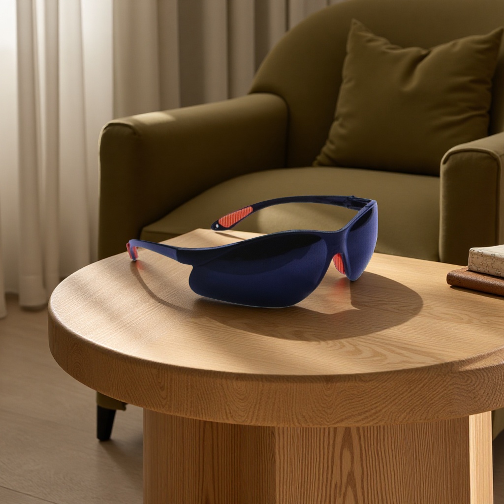Black goggles are blue light-proof, high-definition, comfortable and fit well for office and study
