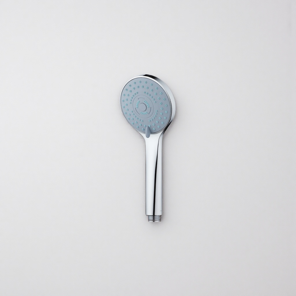 Silver handheld showerhead, 360-degree rotating anti-scald water-saving shower head Application Scenario