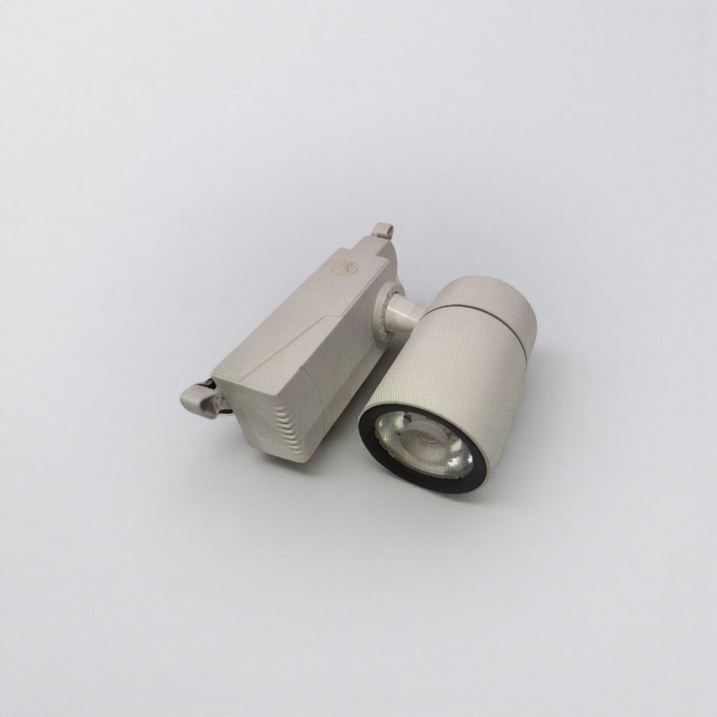 白色轨道射灯 可调角度LED嵌入式客厅餐厅商用照明