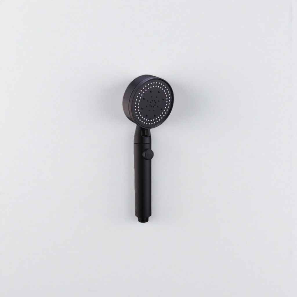 Black handheld showerhead, thickened ABS anti-scald constant pressure shower head, upgraded for home use in bathrooms