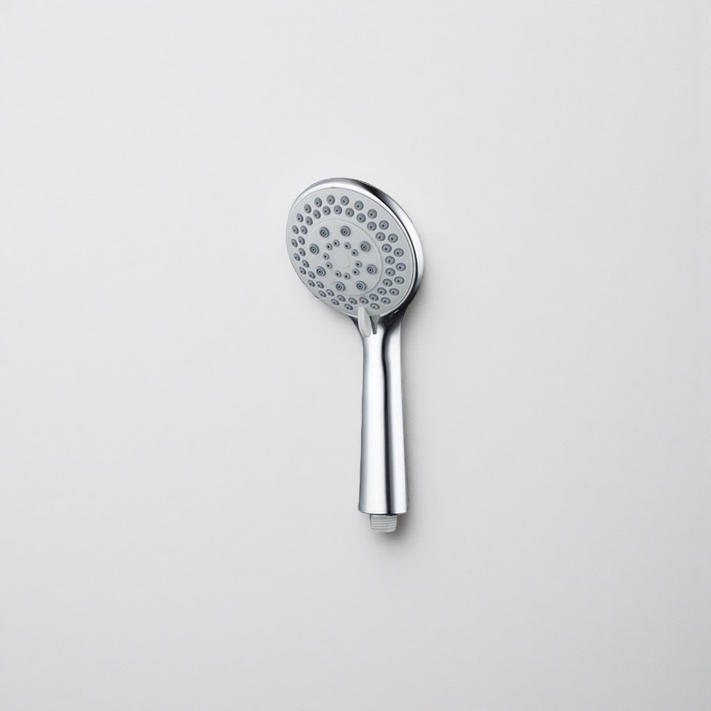 Silver showerhead, 304 stainless steel anti-rust thickened household bathroom showerhead details Picture