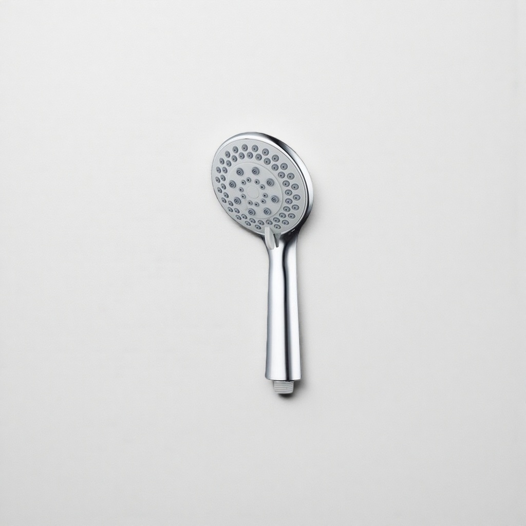 Silver showerhead, 304 stainless steel anti-rust thickened household bathroom showerhead Specification image