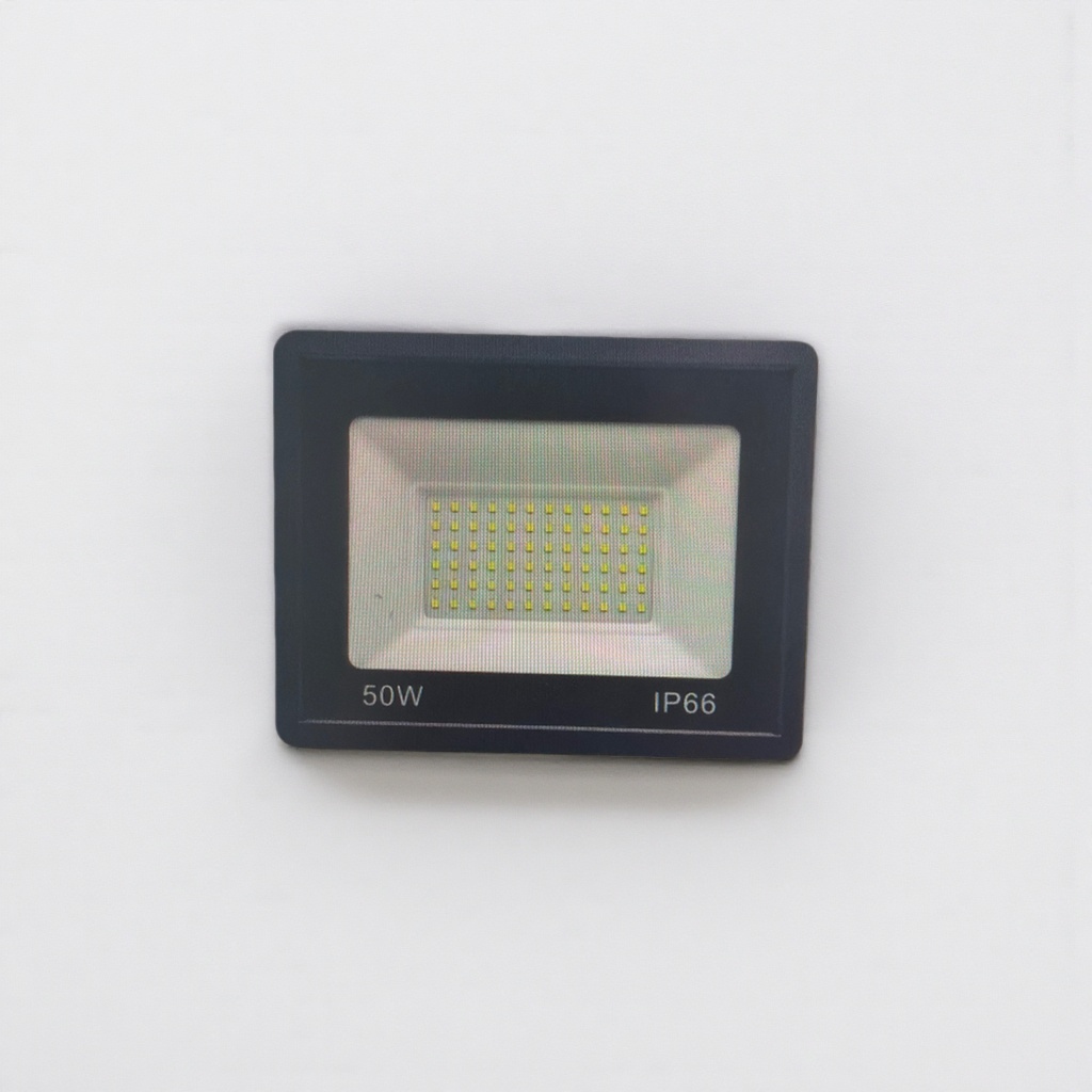 黑色LED投光灯 防水户外照明 10W 30W 50W可选 工程灯具