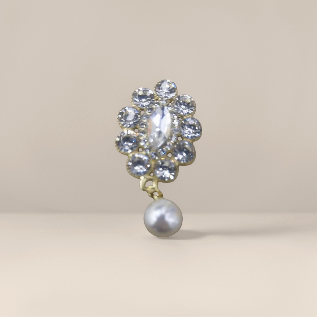قلادة من اللؤلؤ مزروعة بالذهب Specification image