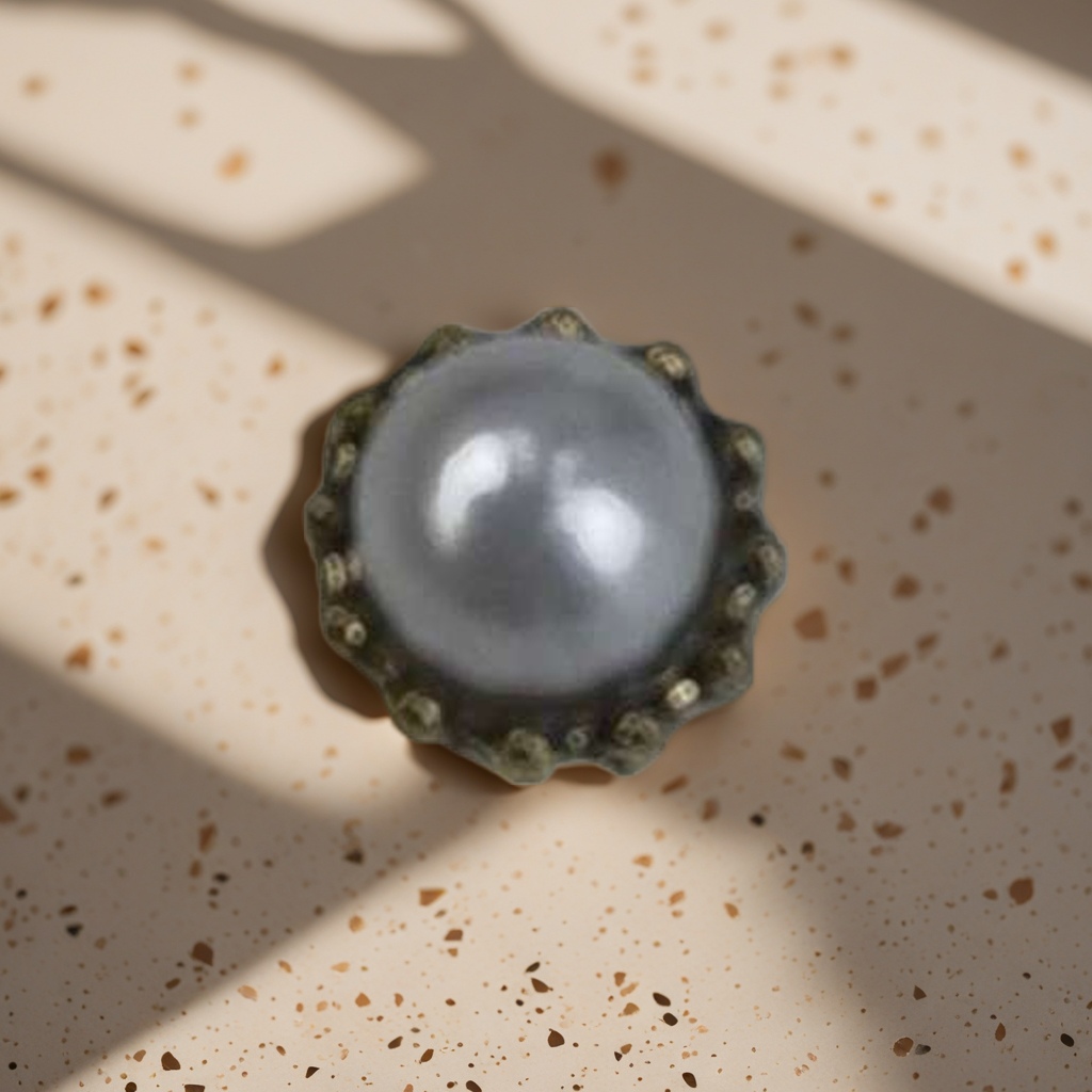 A set of elegant and versatile women's necklaces and earrings with golden borders and pearl jewelry Application Scenario