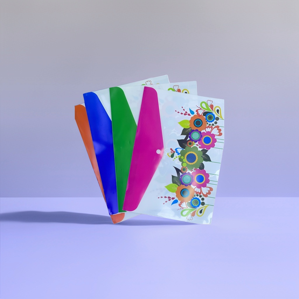 أزهار ملونة، حقيبة حليب بيضاء، حقيبة مكتبية من A4. Specification image