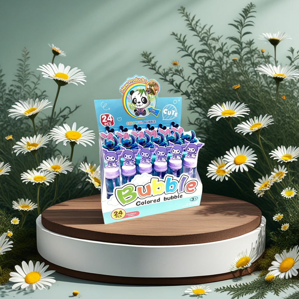 Colorful bubble toys, children's educational bubble blowers, multi-color bubble liquid sets, safe and non-toxic Application Scenario