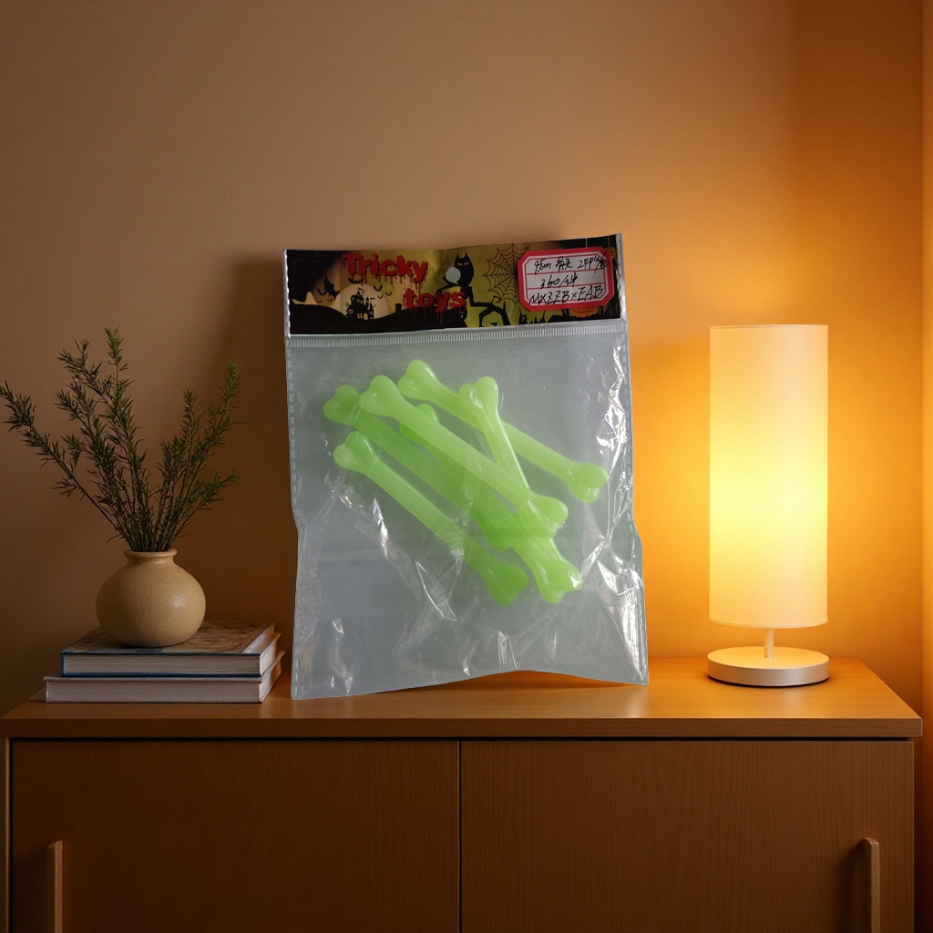 绿色骨头狗狗玩具 耐咬磨牙宠物玩具 安全环保狗咬胶