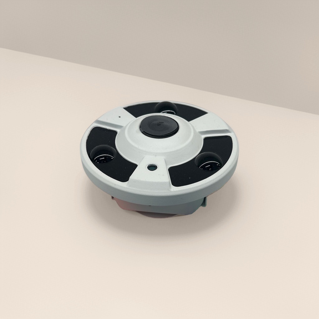 白色360度全景摄像头产品图