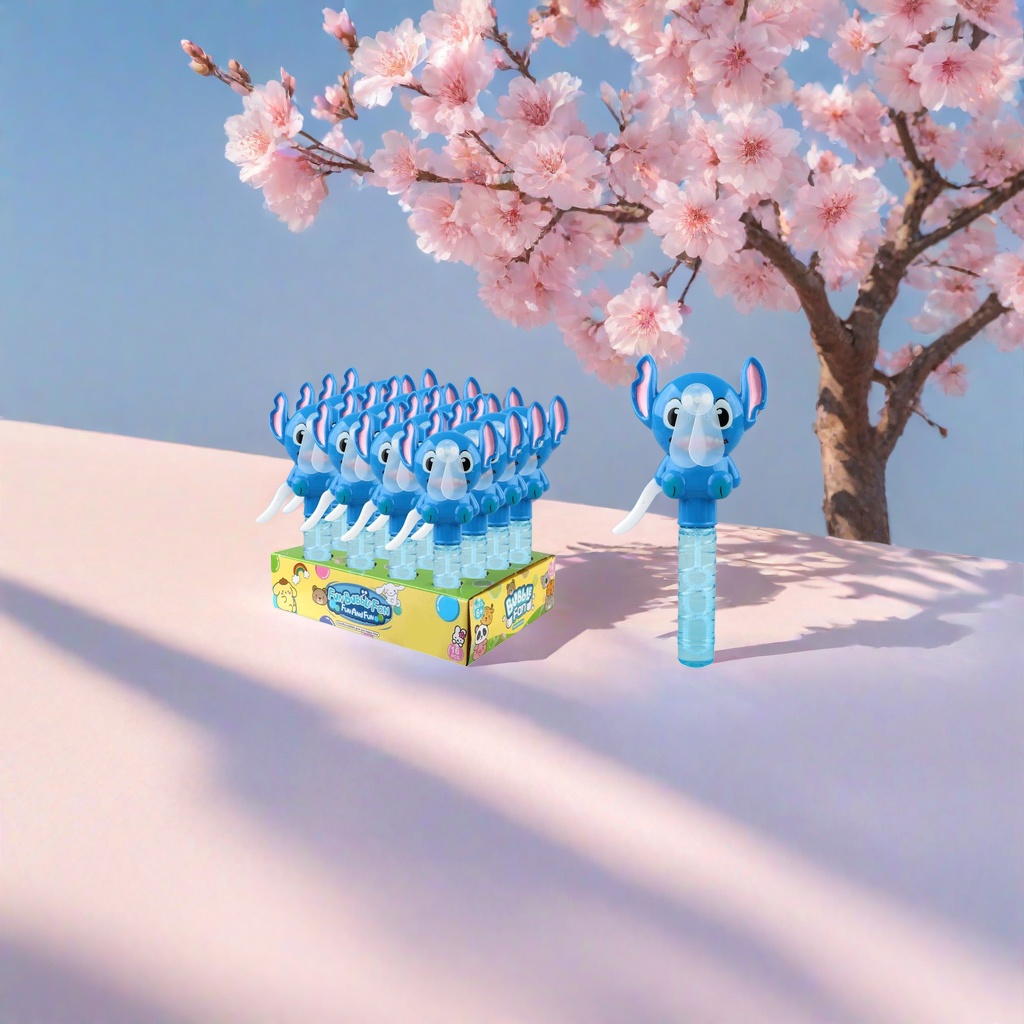 Blue Stitch cartoon bubble fan, home silent desktop small fan details Picture