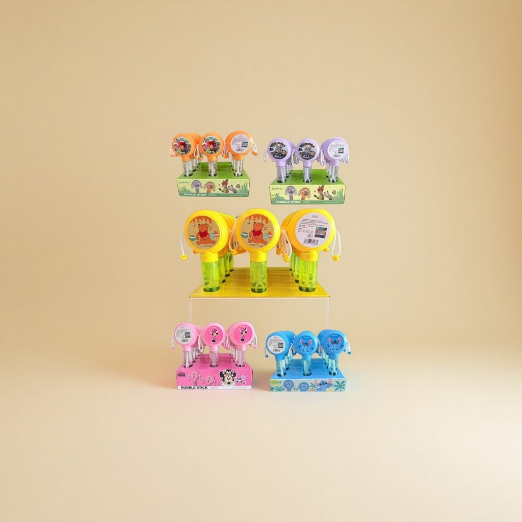 Colorful bubble stick toys and children's educational bubble guns can blow colorful bubbles Specification image