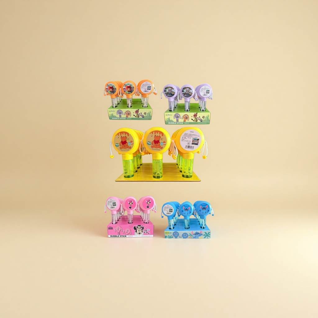 Colorful bubble stick toys and children's educational bubble guns can blow colorful bubbles Application Scenario