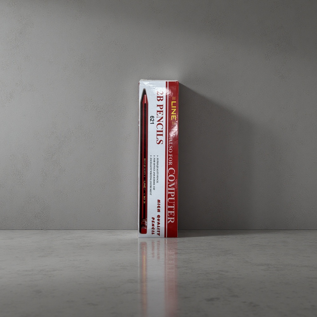 The classic 2B pencil in the red packaging box is specially designed for writing and drawing exams details Picture