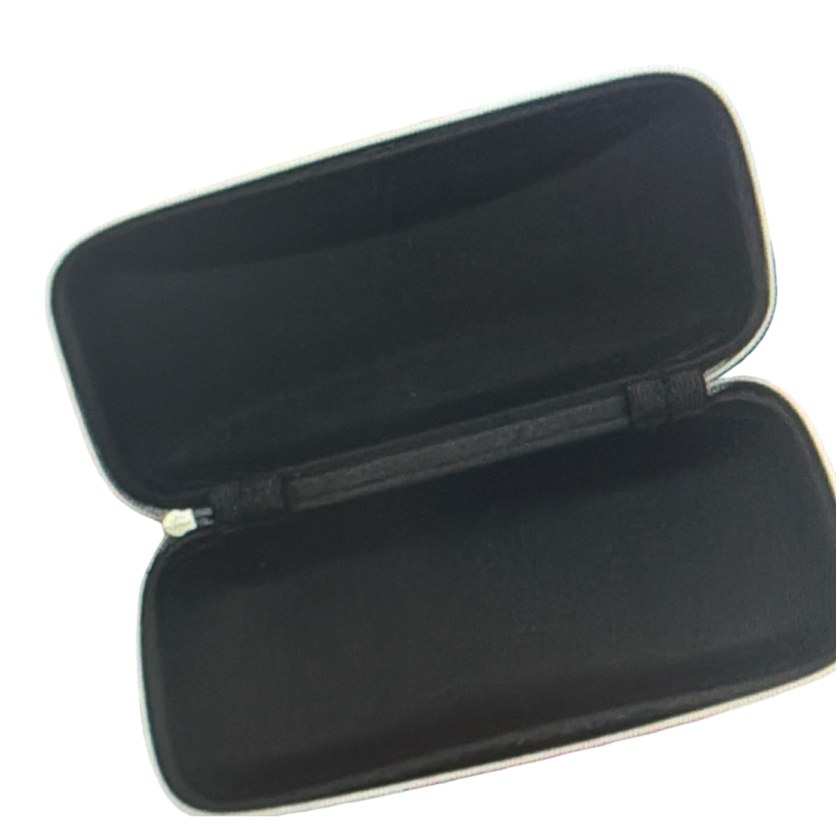 Black eyeglass case with thickened PU leather, a special anti-pressure eyeglass case for car travel Item Picture