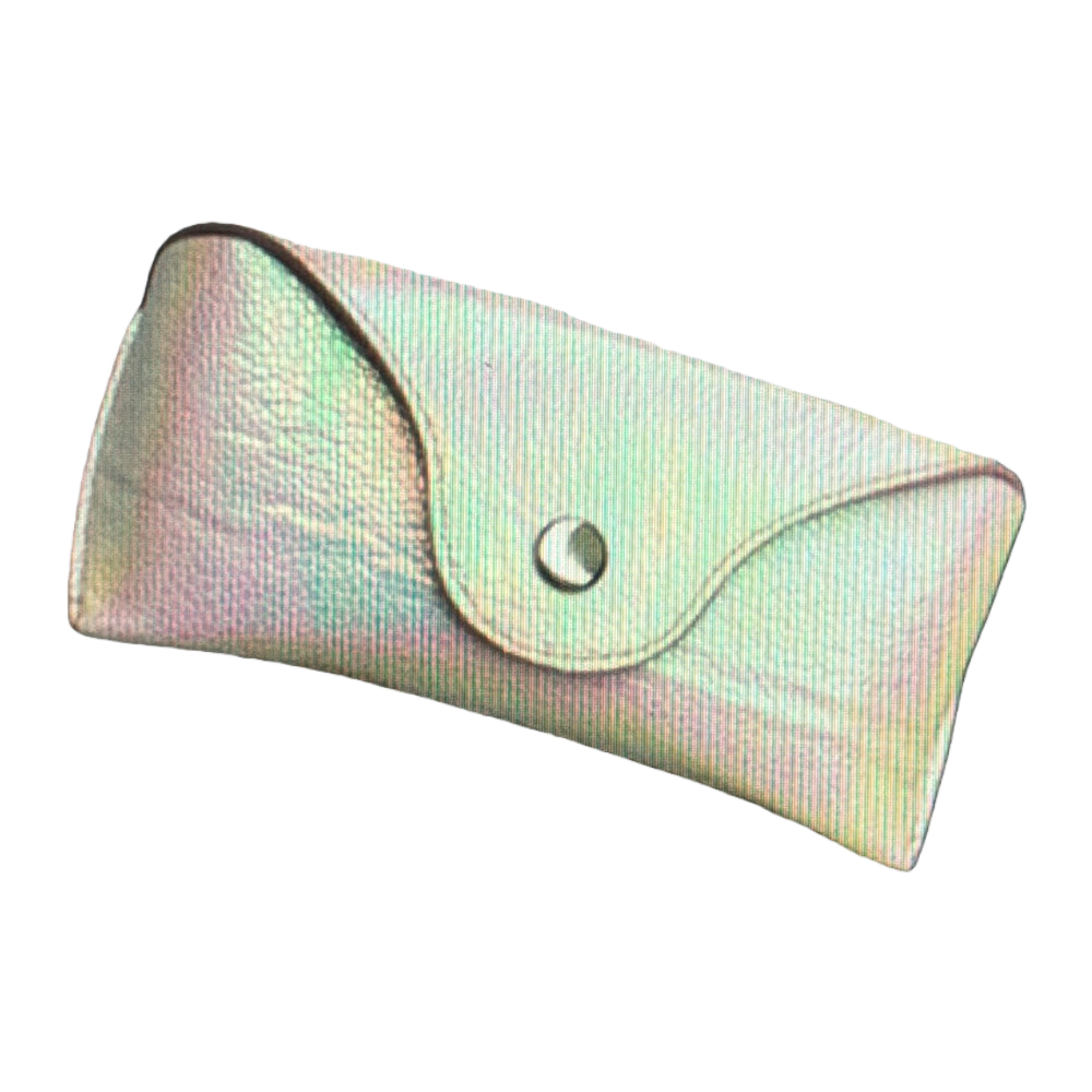 Rainbow-colored glasses case portable soft shell scratch-resistant glasses case, suitable for both men and women Item Picture
