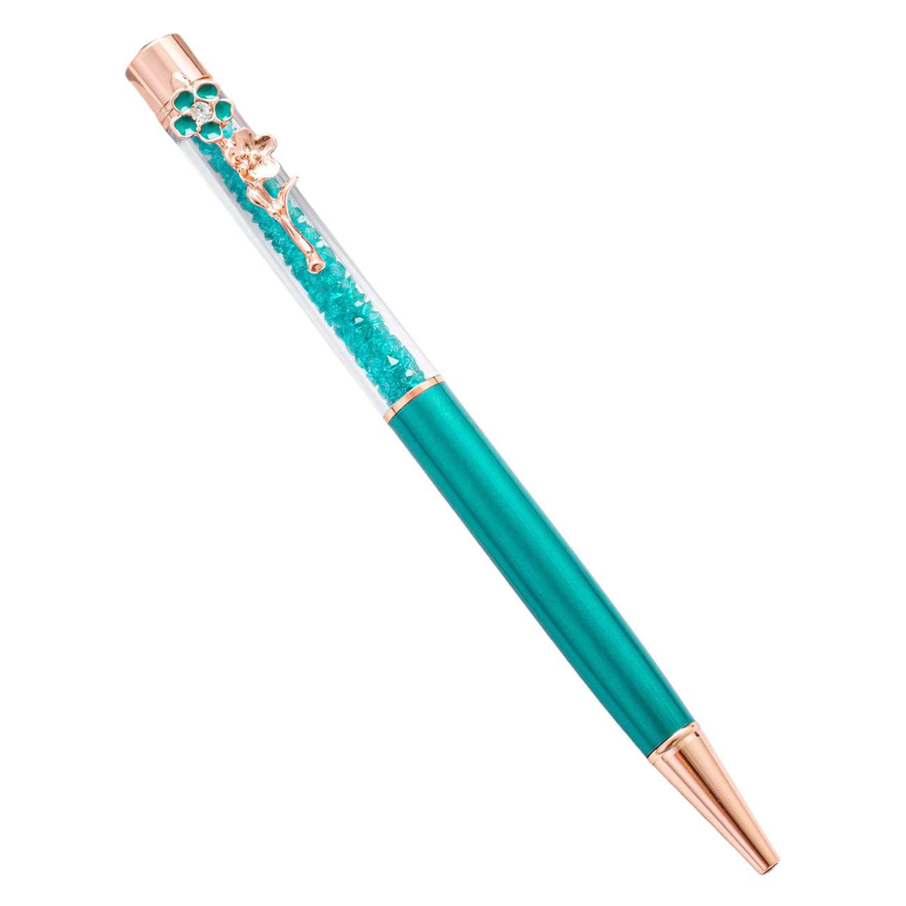 أقلام كريستالية خضراء خضراء وأدوات كتابة مبتكرة للمكاتب Item Picture