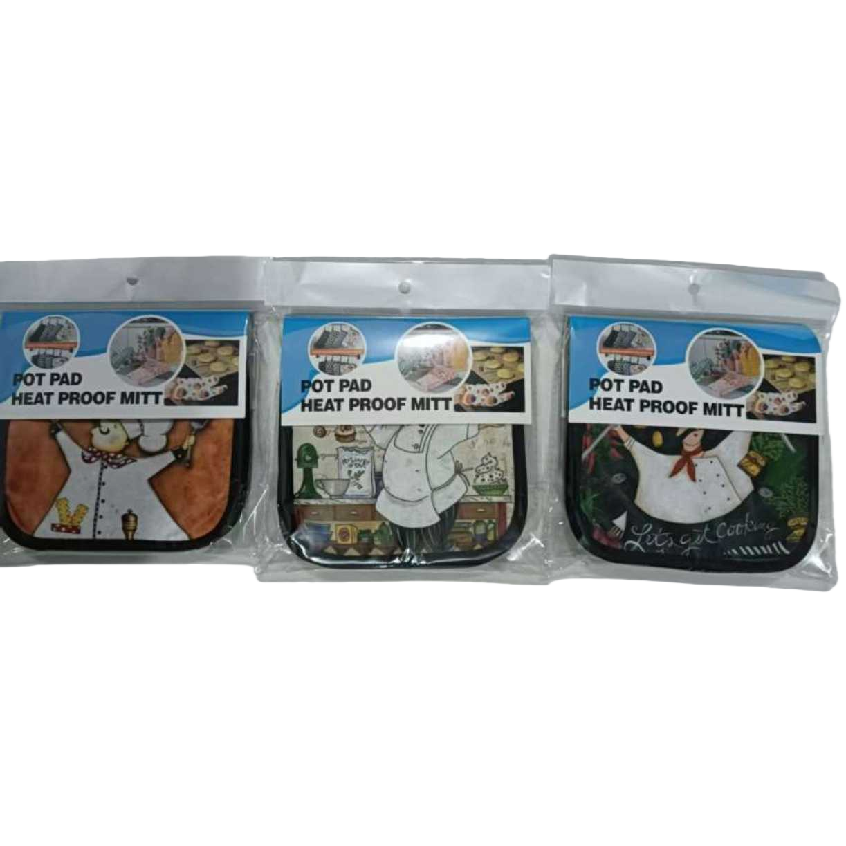 Chef series silicone heat insulation pad thickened heat-resistant table and kitchenware Item Picture