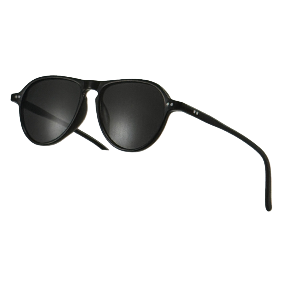 Black sunglasses with metal frames are lightweight and provide sun protection. They are essential for outdoor travel Item Picture