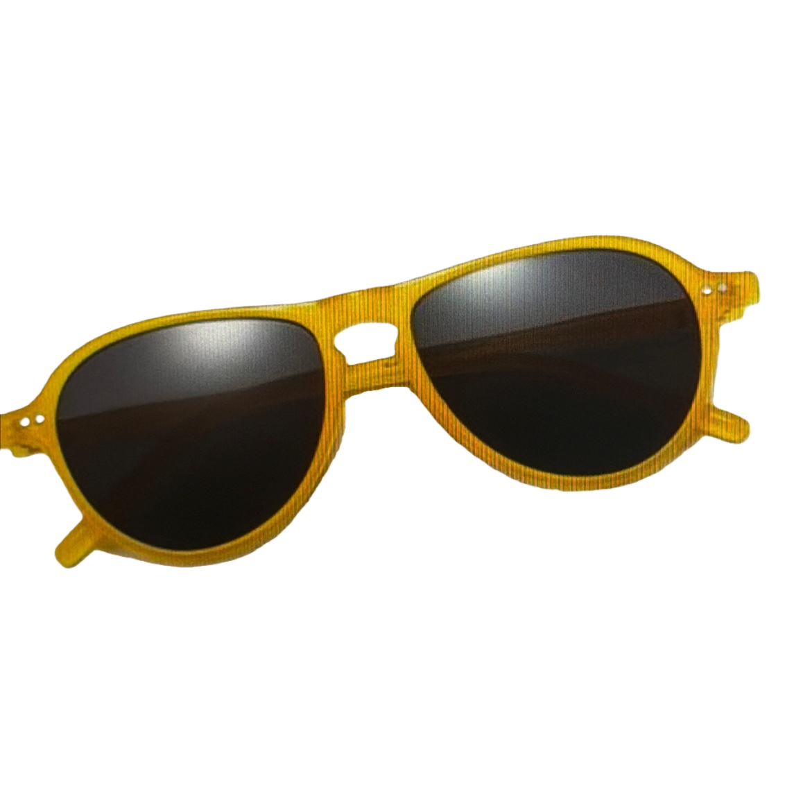 Yellow sunglasses, fashionable UV-resistant polarized sunglasses, suitable for both men and women, lightweight and comfortable Item Picture
