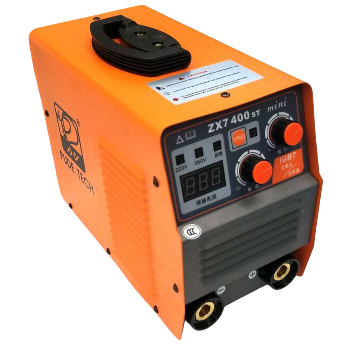 Orange electric welding machine, DC manual arc welding machine, 220V household, small and portable Item Picture