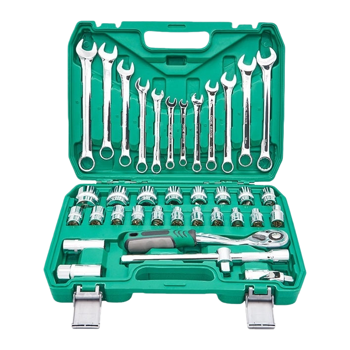 مجموعة أدوات أدوات خضراء، مجموعة مفاتيح متعدد الأغراض من أجل الصيانة المنزلية Item Picture