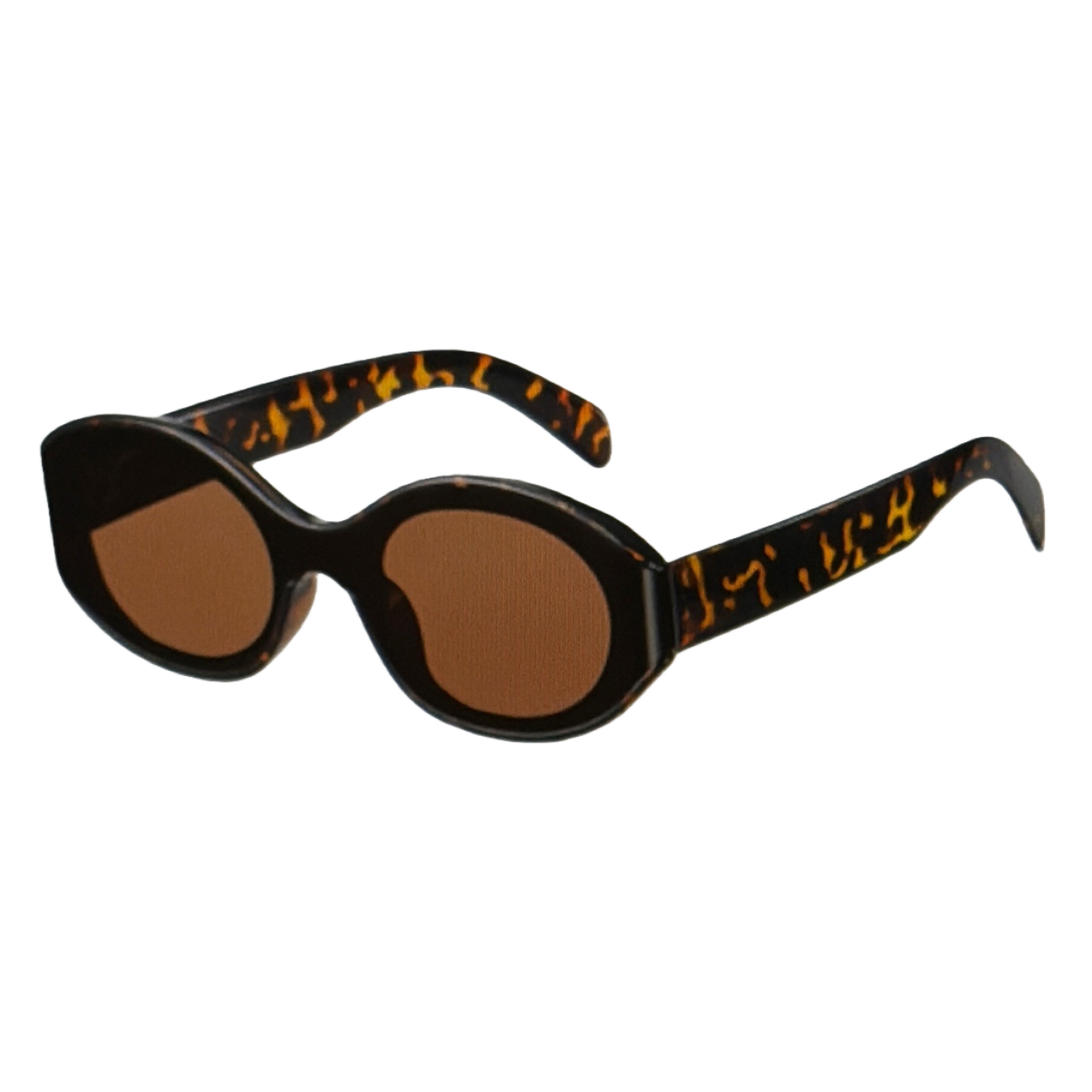 Tortoiseshell patterned fashionable sunglasses with UV protection and polarized light, suitable for both men and women Item Picture