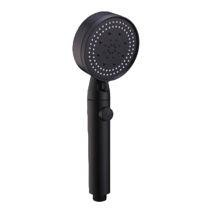 Black handheld showerhead, thickened ABS anti-scald constant pressure shower head, upgraded for home use in bathrooms Item Picture