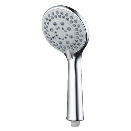 Silver showerhead, 304 stainless steel anti-rust thickened household bathroom showerhead Item Picture