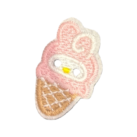 تطريز اليد للحلويات الجميلة من ملصقات مثيس كريم وردي Item Picture