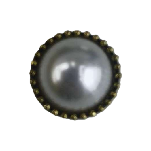 أزرار من اللؤلؤ الفضي، أزرار من الملابس Item Picture