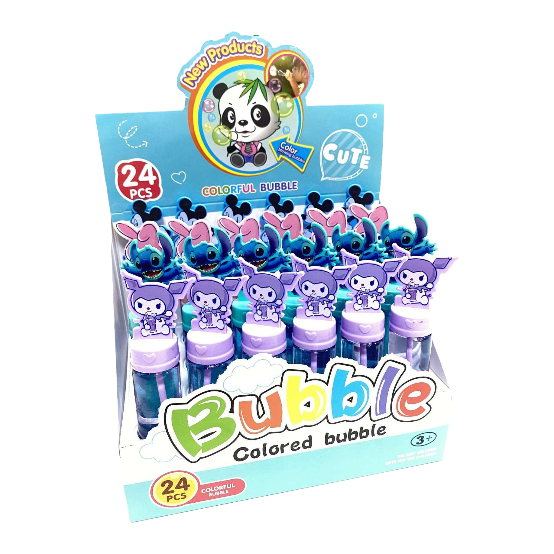 Colorful bubble toys, children's educational bubble blowers, multi-color bubble liquid sets, safe and non-toxic Item Picture