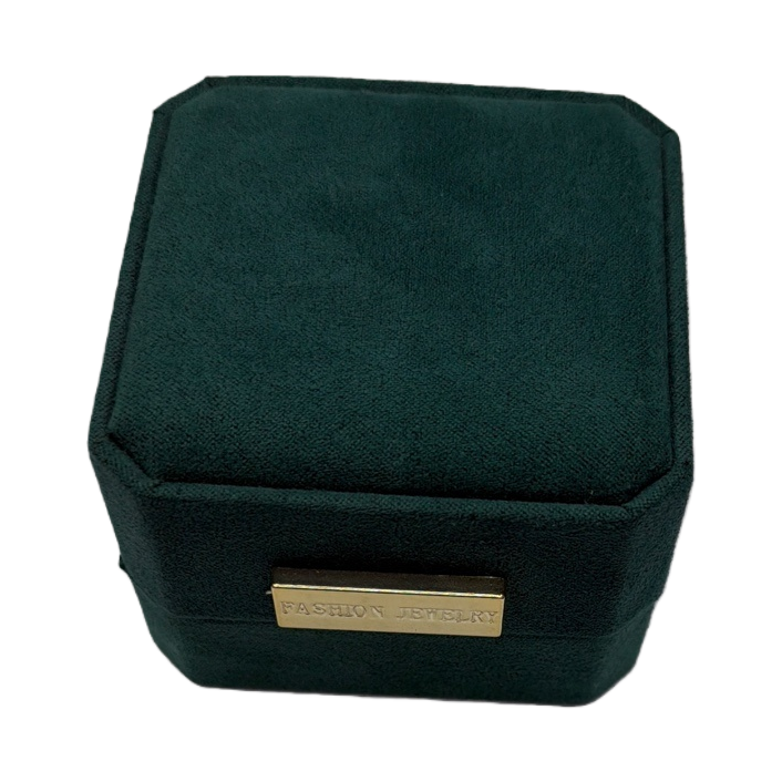 علبة من الصوف الاخضر الداكن مصنوعة من الصوف من الصوف Item Picture