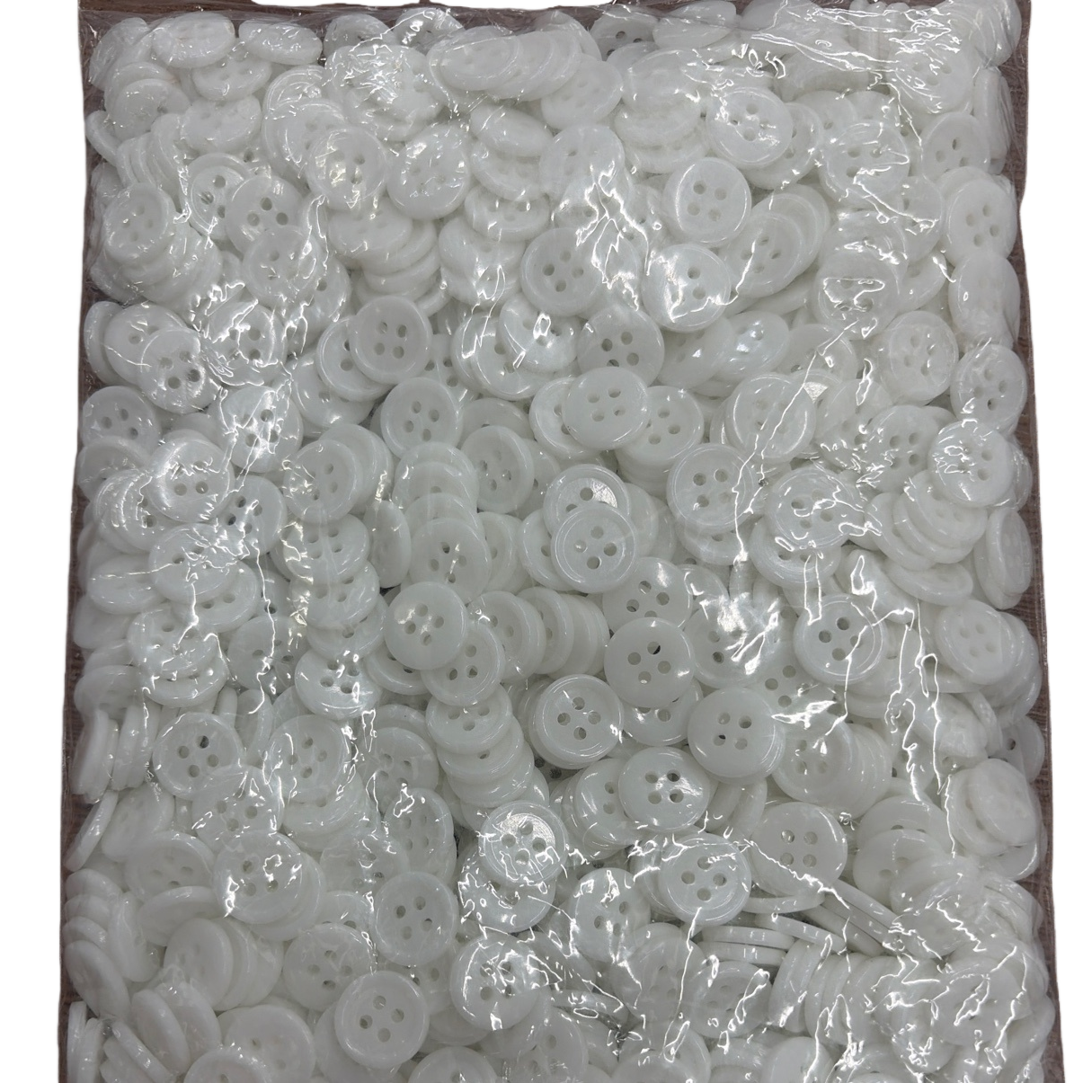 أزرار بيضاء وقطع غيار الحياكة اليدوية Item Picture