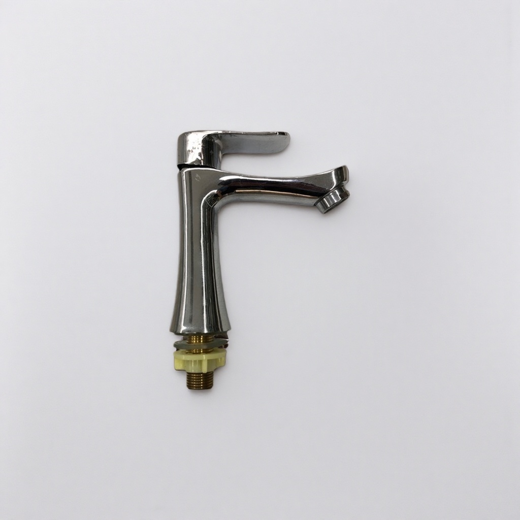 The silver faucet is made of all-copper material, which is rust-proof and durable. It is suitable for both kitchens and bathrooms Specification image