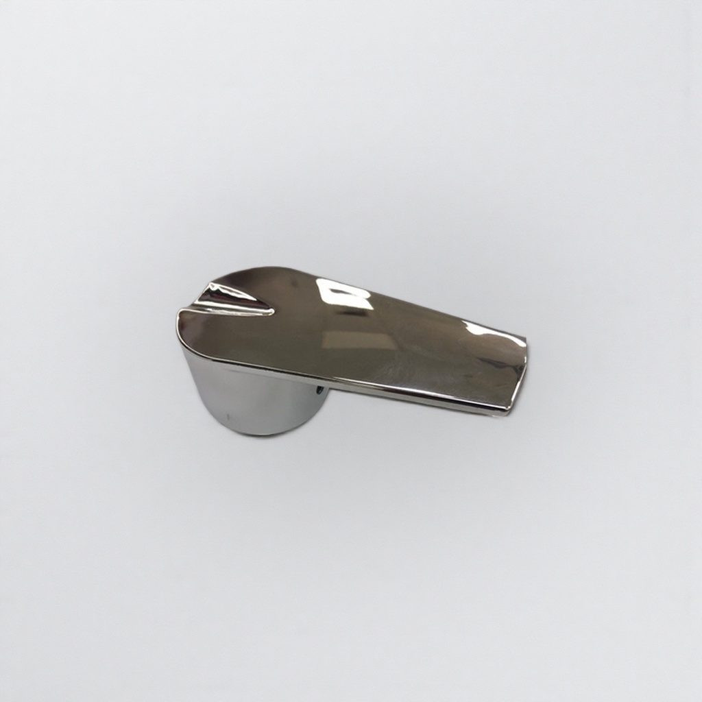 The silver metal faucet handle is made of thickened 304 stainless steel, scratch-resistant and corrosion-resistant, suitable for kitchens and bathrooms