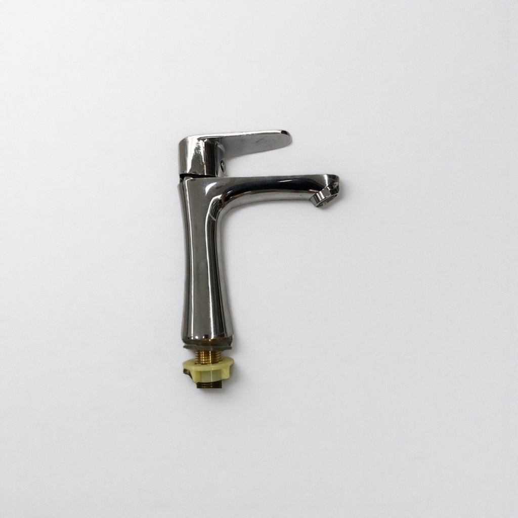 Silver faucet, all-copper body, anti-rust and corrosion-resistant, bathroom basin, cold and hot water faucet