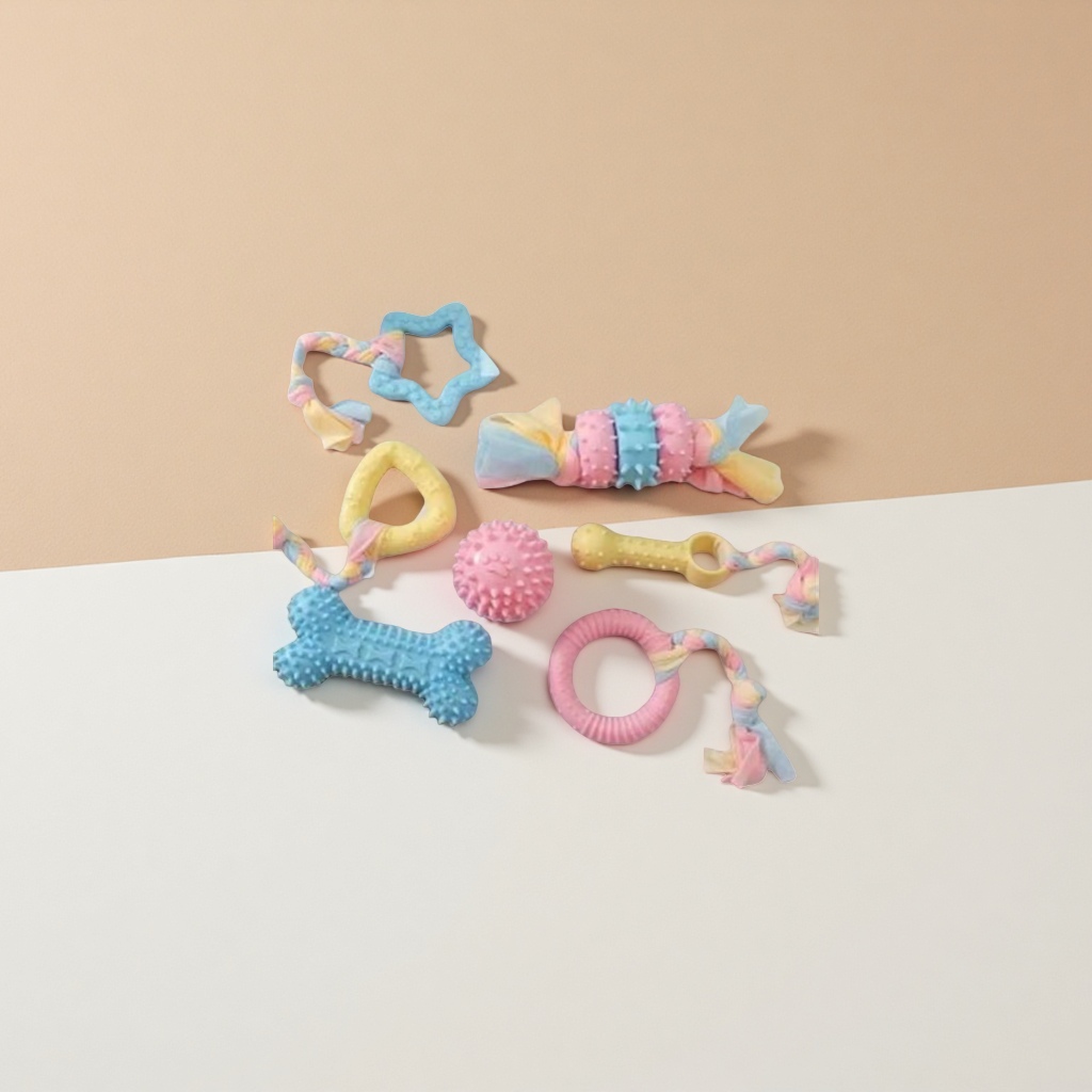 Pet toys, dog teething sticks, cat chews, teething and teeth cleaning, tpr macaron toys, pet supplies factory wholesale