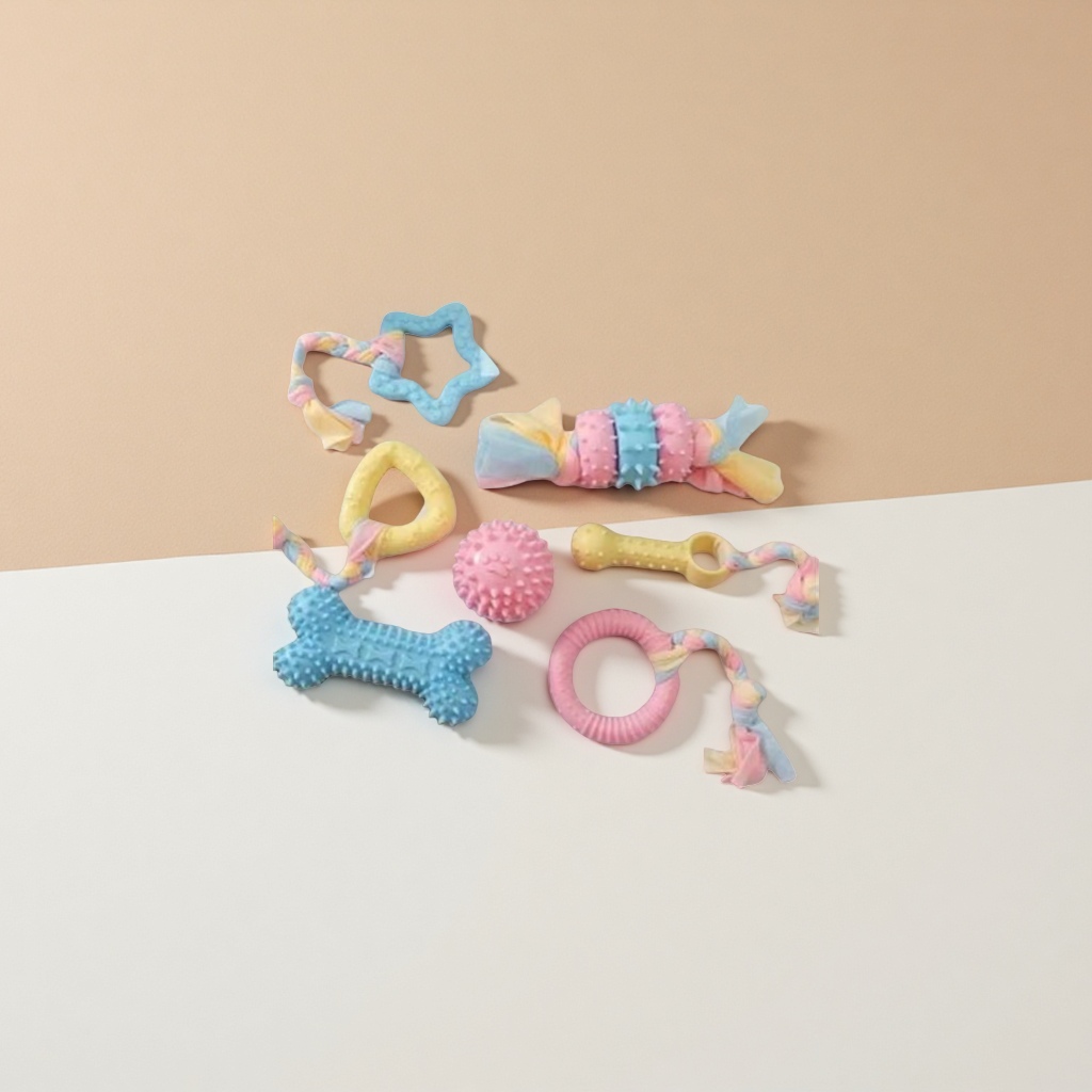 Pet toys, dog teething sticks, cat chews, teething and teeth cleaning, tpr macaron toys, pet supplies factory wholesale 1