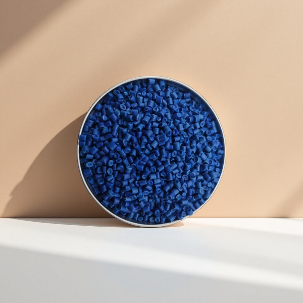 Blue plastic granules, industrial-grade PP polypropylene raw material, general-purpose injection molding granulation material Specification image