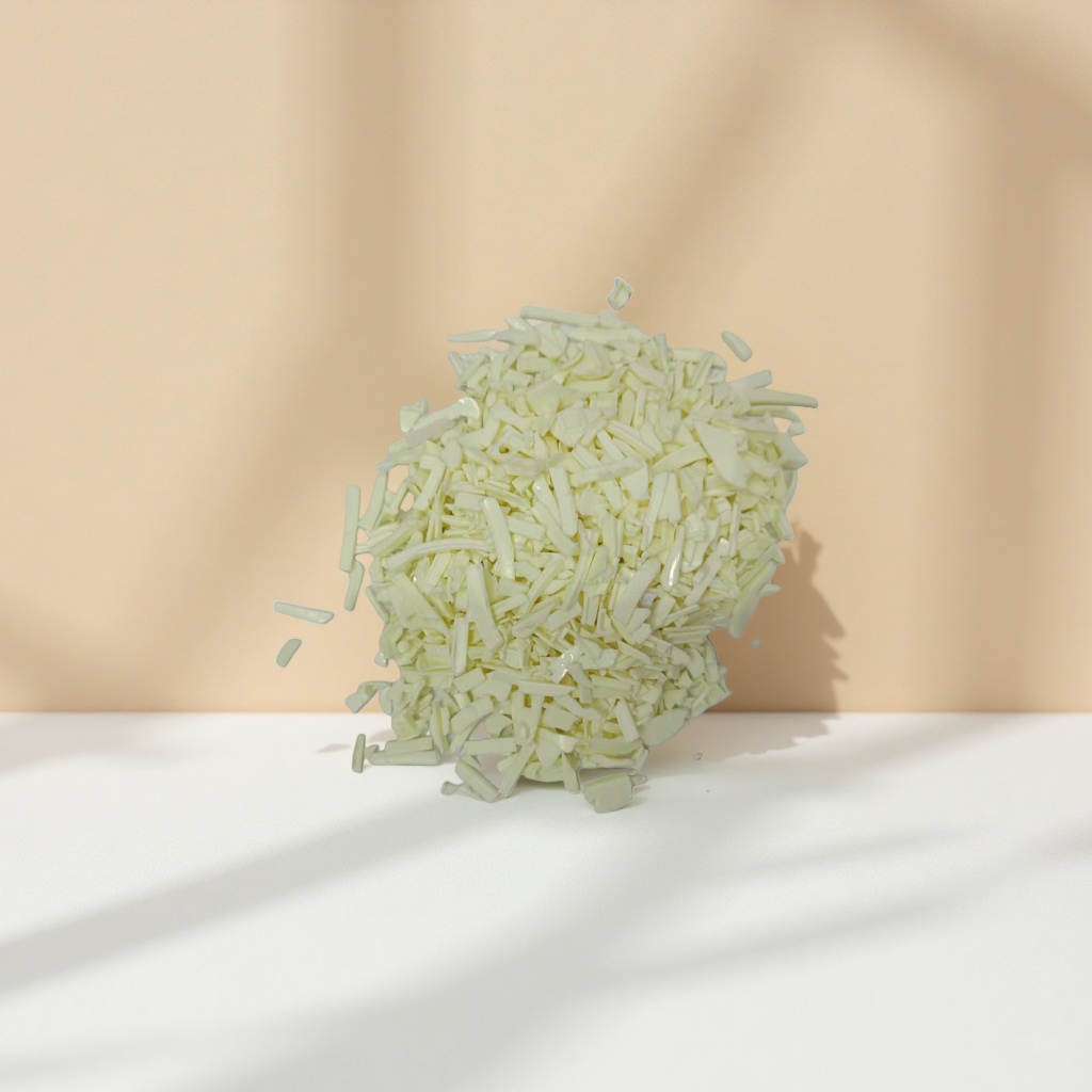 Light yellow flaky cleaning and decontamination powder, suitable for household kitchens and bathrooms