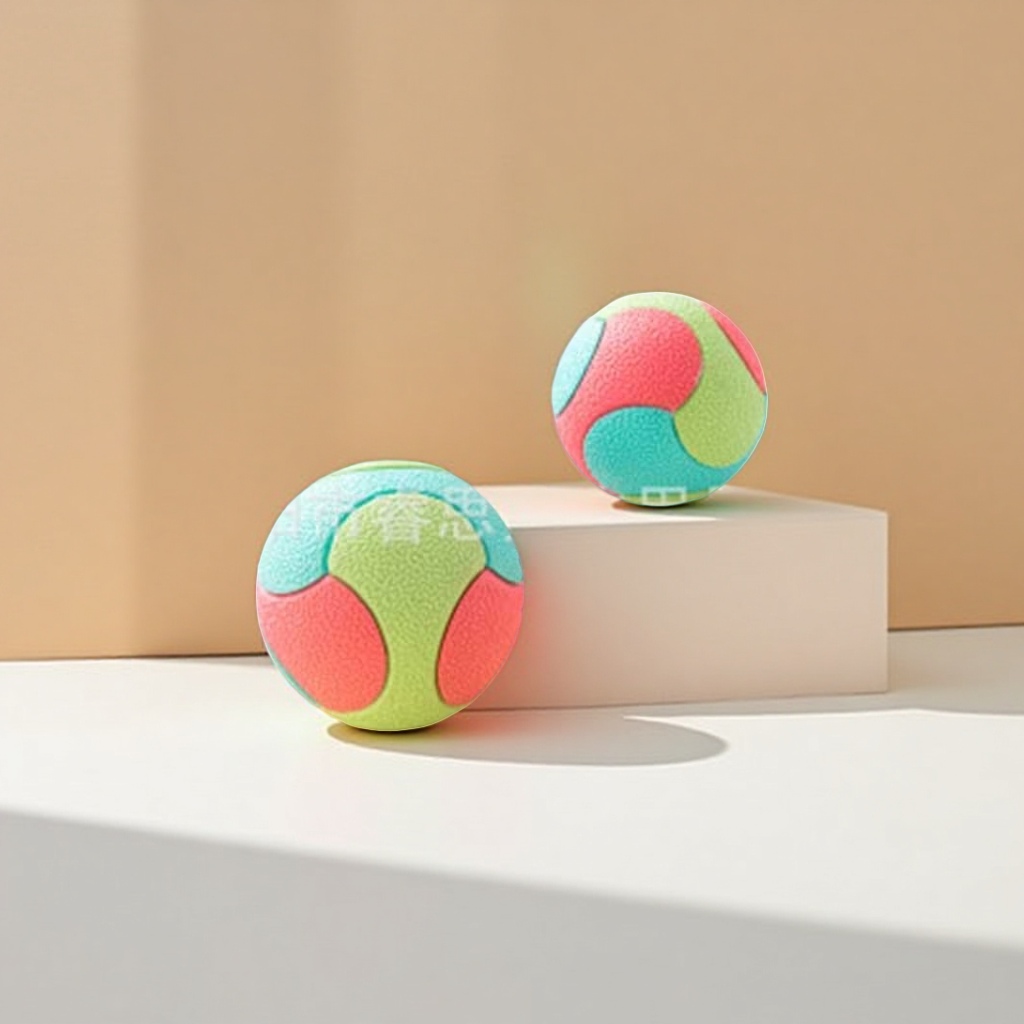 Pet toy ball dog rubber TPR solid ball, chewable, teething, interactive cross-border new toy ball dog toy Application Scenario
