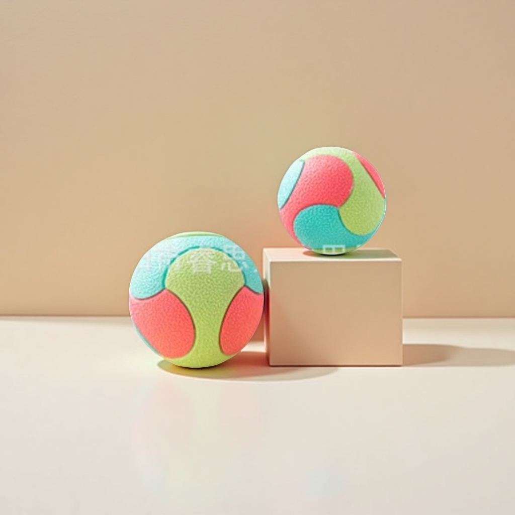 Pet toy ball dog rubber TPR solid ball, chewable, teething, interactive cross-border new toy ball dog toy Specification image