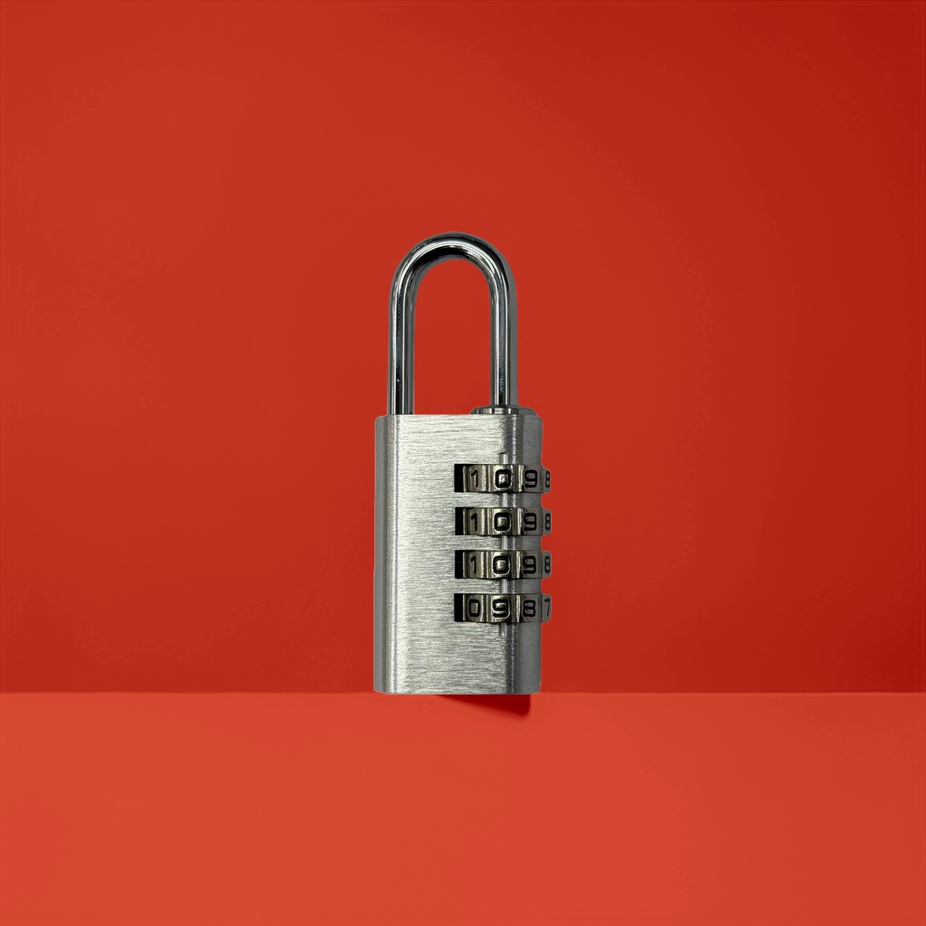 Silver password lock, electronic fingerprint unlock, anti-theft padlock, specially designed for home and office safes Specification image